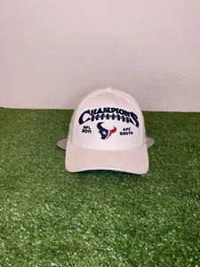 Houston Texas hat cap snap back Y2K white Reebok mens playoffs adult new unisex - Picture 1 of 10