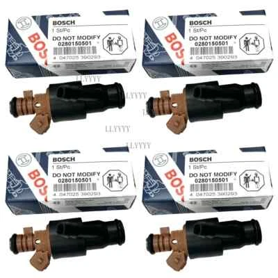 0280150501 4 piezas inyectores de combustible Bosch aptos para BMW 318i 318ti 318is Z3 l4 1994-99 Foto 1 de 4