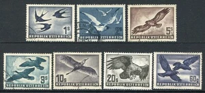 Austria 1950 Fauna / Birds - 7 Stamps US - Picture 1 of 1