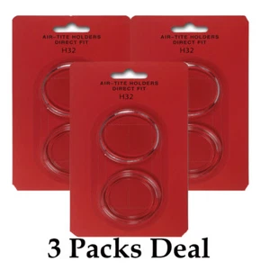 3 AirTite Direct Fit H32 Round Capsules For 32mm Coins 1 oz. Eagle Safe Storage - Picture 1 of 6