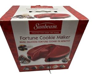 Sunbeam Fortune Cookie Maker Electric Home Use Red asian party theme sleepover