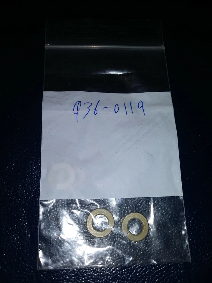 (2) Arandelas de bloqueo para equipos de césped y jardín Mtd 936-0119 originales OEM Foto 1 de 1
