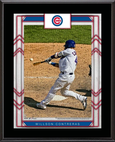 Willson Contreras Chicago Cubs 10.5" x 13" Sublimated Player Plaque Cover