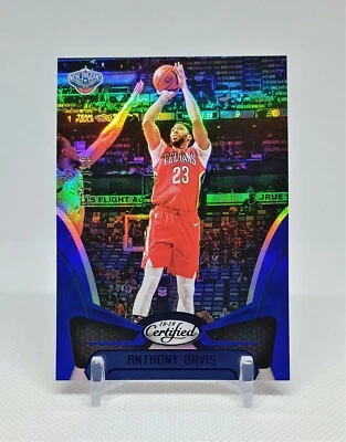 2018-19 Certified Mirror Blue #95 Anthony Davis 31/199 - Image 1 of 2