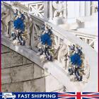 # Led Wreath Garland Prelit Christmas 23 In Light Up For Home Decor (blue)