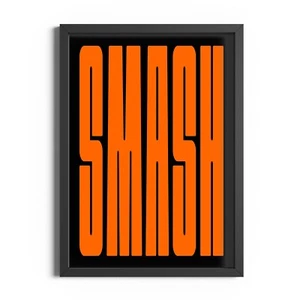 Impresión de cotización Smash tipografía declaración dormitorio arte de pared hogar oficina póster decoración - Imagen 1 de 20