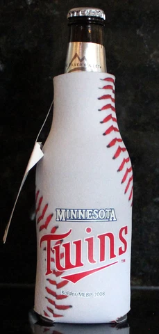 Minnesota Twins Koozie Baseball Neoprene Bottle Coolie Huggie MLB beer cooler Cover