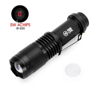 Antorcha IR MAKE THE ONE 3 vatios 850NM luz infrarroja noche 3 W 3 chips 850 nm Foto 1 de 3