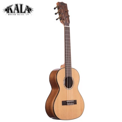 Kala KA-SCAC-T5 Gloss Solid Cedar Top Acacia Body 5-String Tenor Ukulele - Image 1 of 4