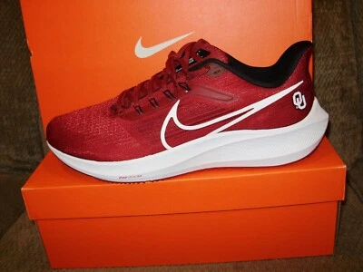 Oklahoma Sooners NIKE AIR ZOOM PEGASUS 39 Red DR1974-600 Men's Shoes 12.5M - Image 1 of 4