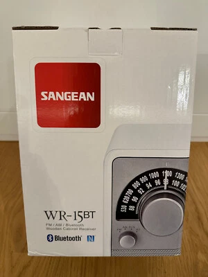 Sangean WR-15BT schwarz UKW FM AM MW AUX NFC Bluetooth Radio - Bild 1 von 4