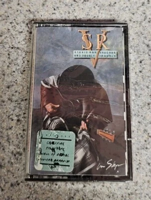 Stevie Ray Vaughn And Double Trouble - In Step Cassette SEALED w/ Hype Sticker  - Image 1 of 4