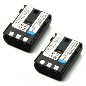 2x Battery Pack For NB-2LH Canon LEGRIA HF R10 HF R16 HF R17 HF R18 HF R106 HV40 - Picture 1 of 4