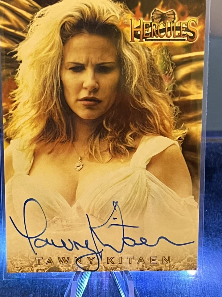 HERCULES THE COMPLETE JOURNEYS TAWNY KITAEN AS DEIANEIRA AUTOGRAPH CARD - Image 1 of 2