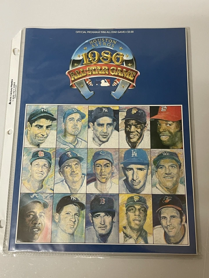 1986 MLB ALL-STAR GAME PROGRAM HOUSTON ASTROS  - Image 1 of 3