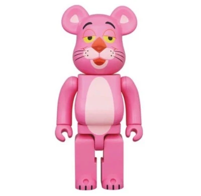 MEDICOM TOY BE@RBRICK PINK PANTHER CHROME Ver. 1000％ BEARBRICK NEW - Image 1 of 3