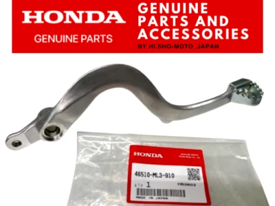 OEM HONDA Rear Brake Pedal 1990-1991 CR250R, 1990-2001 CR500R 46510-ML3-910 New - Imagem 1 de 2