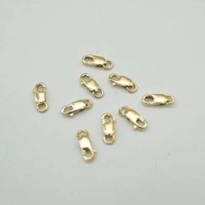 Gold Filled Lobster Clasp With Open Ring - 14KT - 1 or 5 Pcs - 3mm or 4mm - Image 1 of 4