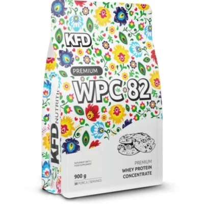 KFD Whey Protein Powder Premium WPC 82 900 g High quality Cookie Cream flavour
