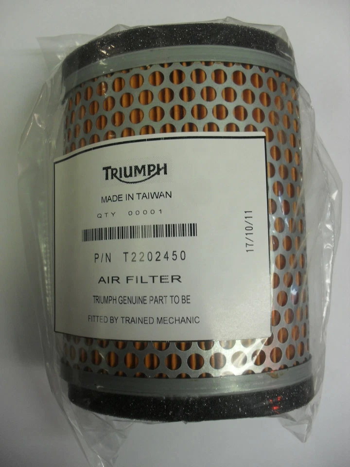 FILTRO DE AIRE TRIUMPH GENUINO AMERICA SPEEDMASTER THUNDERBIRD 1600 1700 T2202450 Foto 1 de 1