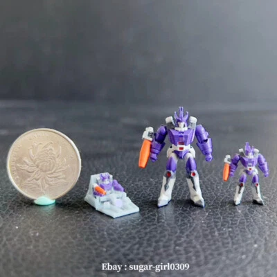 2-3cm High Quality Hand Painted Minimum MINI Galvatron And NA Cyclonus Driver - Image 1 of 4