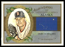 2008 Topps Allen & Ginter US2 Curt Schilling   Boston Red Sox  Baseball Card