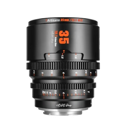 7artisans 35 mm S35 Hope Prime T2.1 obiettivo cinematografico per fotocamera CRF RF Rp R10 R8 C50 R5 - Immagine 1 di 4