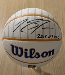 KARL ANTHONY TOWNS SIGNED NEW YORK KNICKS BASKETBALL FANATICS 2 - Picture 1 of 4