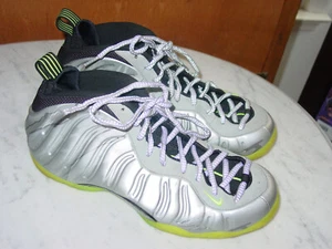 2013 Nike Air Foamposite One "Metallic Camo" Metallic Silver/Volt Shoes! Size 12 - Picture 1 of 15