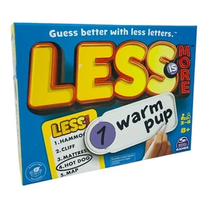 Spinmaster Games Less is More Mystery Word Guessing Card Game Family/Party Game - Picture 1 of 9