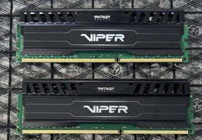 Patriot Viper PV38G160C9K DDR3-1600 8GB (2X4GB) RAM Used FAST Shipping - Image 1 of 2