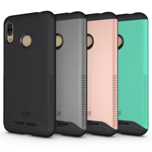 TUDIA Slim-Fit MERGE Dual Layer Protective Cover Case for BLU VIVO XL4 - Picture 1 of 33