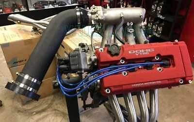 4" inch race air Intake kit fits Honda Civic & Integra All B,D,H series B18 B20 - Image 1 of 4