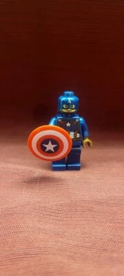 LEGO Capitán América Minifigura Marvel Super Heroes Shield 76051 76041 76032 Foto 1 de 3