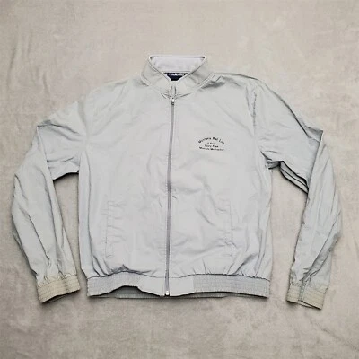 Винтажная мужская куртка Montana Rail Link большая серая Holloway на молнии 1993 Railroad - Изображение 1 из 4