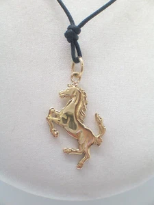 Cavallino Rampante: Ciondolo in Oro Giallo 750 millesimi - 18 Kt - pendente - - Picture 1 of 9