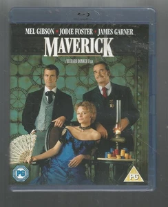 MAVERICK - Mel Gibson / Jodie Foster / James Garner - (1994) - UK BLU-RAY - Picture 1 of 2