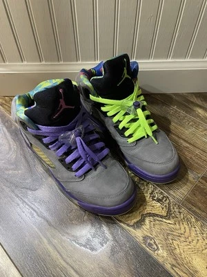 Talla 6.5y/8w Air Jordan 5 Retro (GS) Bel-Air Gris 2013 Foto 1 de 4