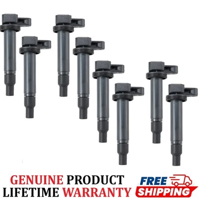 Bobinas de encendido x8 OEM DENSO para Toyota y Lexus 1998-2009 4,3 L 4,7 L, 90080-02249 Foto 1 de 3