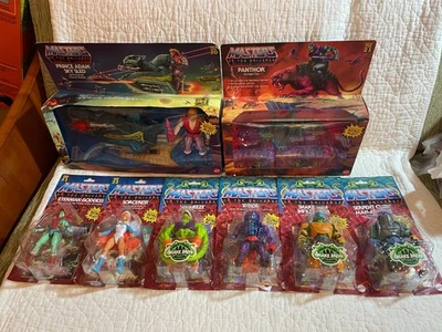 Lot of 8 Mattel Masters Of The Universe 2020 2021 2022 Retro Play Figures New - Image 1 of 4