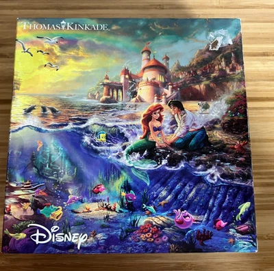 Rompecabezas Sirenita - 750 - Ceaco Thomas Kinkade La Colección Disney Foto 1 de 4