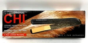 CHI Original 1 inch Ceramic Hair Iron Straightener Flat Iron - Open Box - Picture 1 of 7