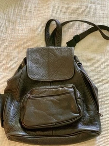 Mochila de cuero marrón oscuro - Nueva sin etiquetas (Hecha en México) - ENVÍO GRATUITO - Imagen 1 de 6