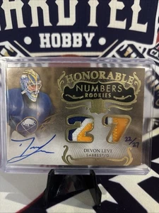 2023-24 The Cup Hockey - Honorable Numbers Rookies #HR-DL Devon Levi /27 (AU,RC) - Picture 1 of 2
