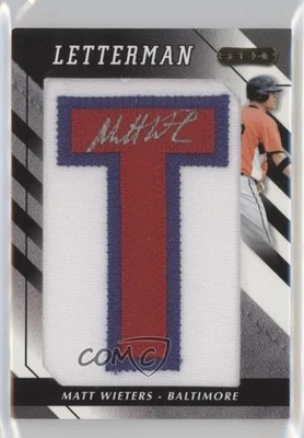 Razor Letterman 2008 numerada a 20/20 Matt Wieters #MW automático Foto 1 de 2