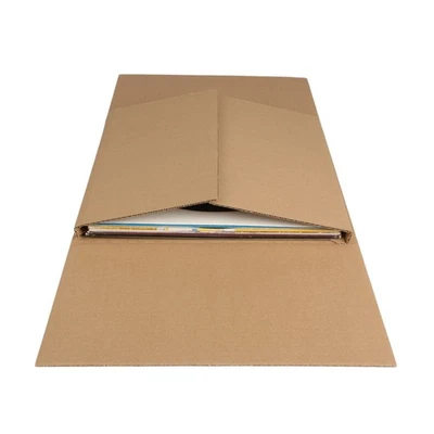 MARI-MEDIENVERPACKUNGEN 50 St. LP Export Versandkartons für variabel 1-10 Vinyl Schallplatten 2-wellig