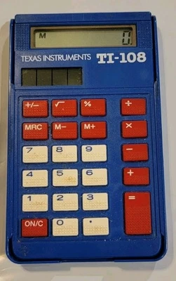 Texas Instruments TI-108 Basic Calculator - Image 1 of 4