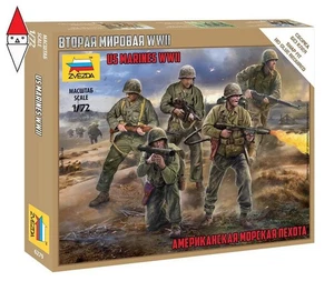 ZVEZDA 1/72 US MARINES WWII - Foto 1 di 6