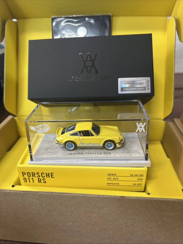 RLC Hot Wheels CREATIONS Daniel Arsham '73 Porsche 911 RSA Coche RS en mano Libre S Foto 1 de 4