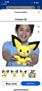 Peluche Pichu Pokemon Centro Seduto Cutie 2018 7 pollici  - Foto 1 di 4